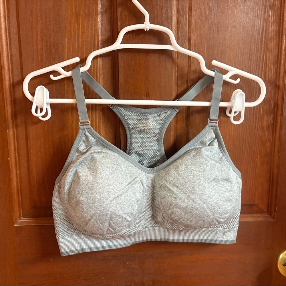 Danskin Light Gray Racerback Bra